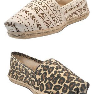 Pack Alpargata Animal Print - Crudo Étnico