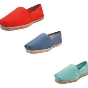 Tripack Alpargata Rojo, Mezclilla Y Turquesa