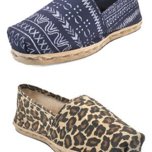 Pack Alpargata Animal Print - Azul Étnico