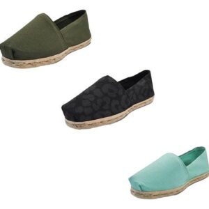 Tripack Alpargata Verde Militar, Anim Prin Ng Y Turquesa