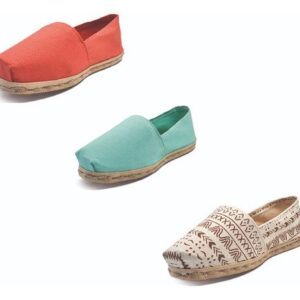 Tripack Alpargata Terracota, Turquesa Y Crudo Étnico