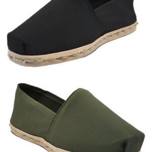 Pack Alpargata Negro - Verde Militar