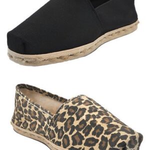 Pack Alpargata Negro - Animal Print