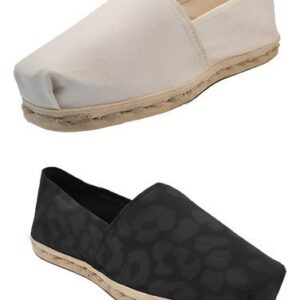 Pack Alpargata Crudo - Animal Print Negro
