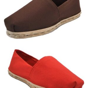 Pack Alpargata Rojo - Café