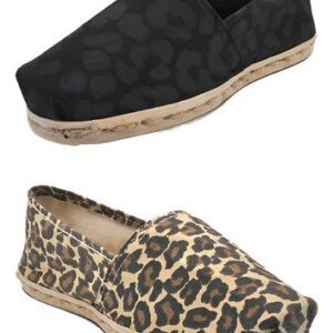 Pack Alpargata Animal Print - Animal Print Negro