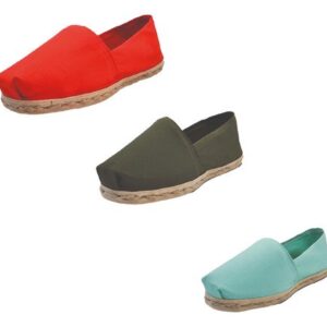 Tripack Alpargata Rojo, Verde Militar Y Turquesa