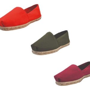 Tripack Alpargata Rojo, Verde Militar Y Burdeo