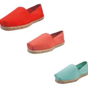 Tripack Alpargata Rojo, Terracota Y Turquesa