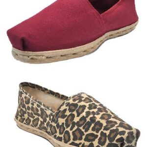 Pack Alpargata Animal Print - Burdeo