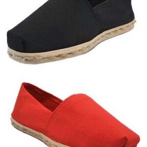 Pack Alpargata Negro - Rojo