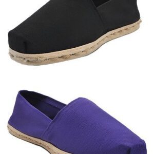 Pack Alpargata Negro - Morado