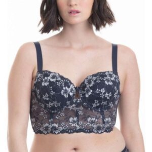 Sosten Encaje & Powernet Con Soft Lady Genny + Size S-009c