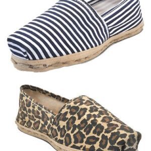 Pack Alpargata Rayado Azul/blanco - Animal Print
