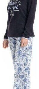 Pijama Mujer Lady Genny J-829 Micropolar Estampado