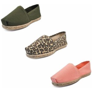 Tripack Alpargata Verde Militar, Anim Prin Y Coral